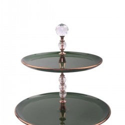 Glore Solıd Yeşil Katlı Kurabiyelik