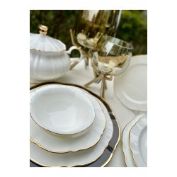 Fx1075 Zara Gold 70 Parça Yemek Takımı