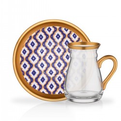 Glore Nihavent Contes 2'li Kulplu Çay Seti