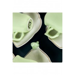 WINTERBACH Yeşil Kuşlu 6'lı Fincan Takımı PSJ130