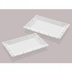 Doıly Kayık Tabak 2 Li M 30x20x2cm